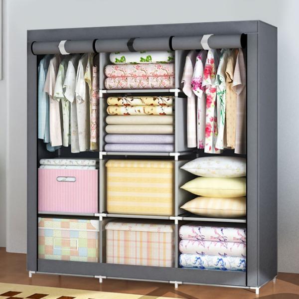 Стеллаж Modern Home PJJSC002 177 x 126 x 43.5см cm/ Холст/ Серый photo 4 Стеллаж Modern Home PJJSC002 177 x 126 x 43.5см cm/ Холст/ Серый photo 4