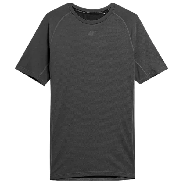 Tricou pentru bărbați 4F 4Fss23tftsm171 90% poliester/ Gray photo 1