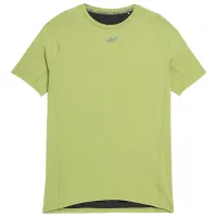 Tricou pentru bărbați 4F 4Fss23tftsm171 90% poliester/ Green