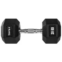 Ganteră HMS HEX PRO 40 kg/ Cantitatea în set - 2