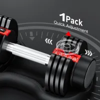 Ganteră Marshal Fitness Marshall 11.3 kg/ Cantitatea în set - 1 photo 3