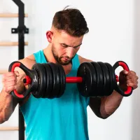 Ganteră HMS SGX130 PRO 30 kg/ Cantitatea în set - 6 photo 8