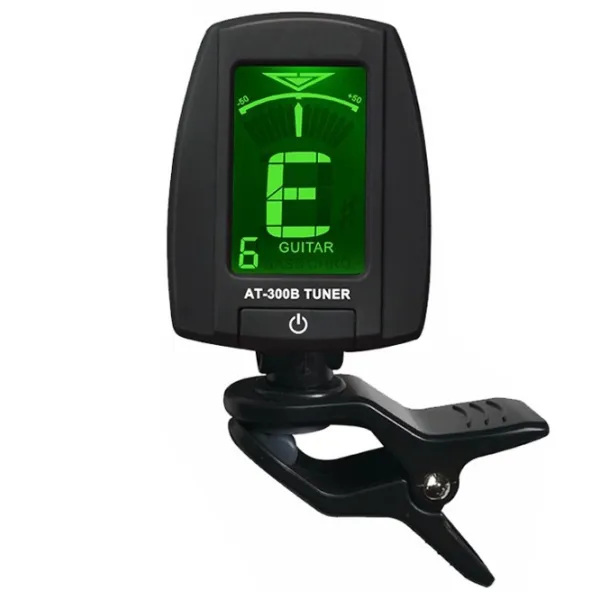 Гитарный тюнер Flame AT300B Black/ Пластик photo 1