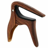 Гитарный каподастр Ortega OCAPO-WND орех тёмный/ Силикон