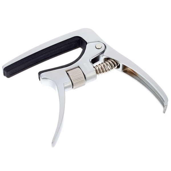 Capodastru pentru chitară Harley Benton InTune Tension Silver/ Silicon photo 3