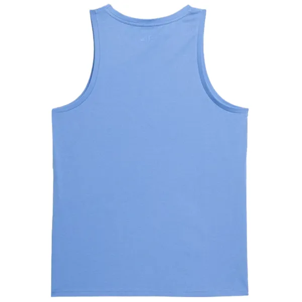 Майка для мужчин 4F 4Fss23ttshm354 M/ Blue photo 3 Майка для мужчин 4F 4Fss23ttshm354 M/ Blue photo 3