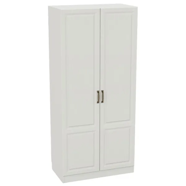 Dulap pentru haine ML-Mobila Liverpool №30 100 x 54.2 x 220.6 / PAL / Ivory photo 2 Dulap pentru haine ML-Mobila Liverpool №30 100 x 54.2 x 220.6 / PAL / Ivory photo 2