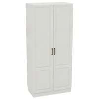 Dulap pentru haine ML-Mobila Liverpool №30 100 x 54.2 x 220.6 / PAL / Ivory photo 2