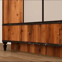 Dulap pentru haine Modalife Cross 250 x 59 x 213 / PAL / Wood photo 4