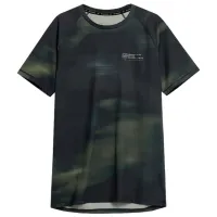 Tricou pentru bărbați 4F 4Fss23tftsm169 87% poliester/ Black