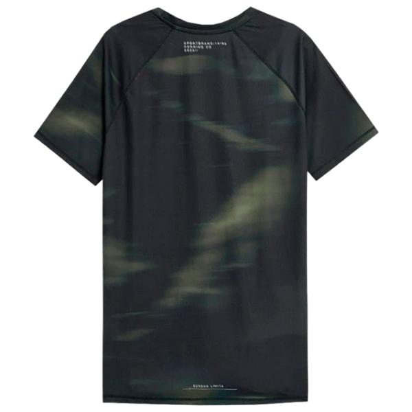 Tricou pentru bărbați 4F 4Fss23tftsm169 87% poliester/ Black photo 2