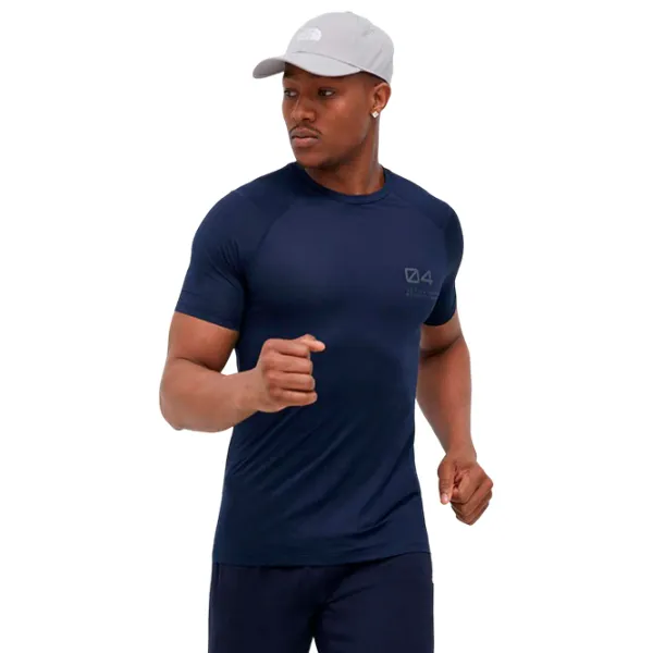 Футболка для мужчин 4F 4Fss23tftsm163 12% эластан/ Тёмно-синий photo 5