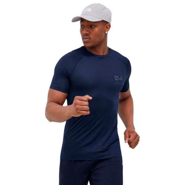 Футболка для мужчин 4F 4Fss23tftsm163 12% эластан/ Тёмно-синий photo 5