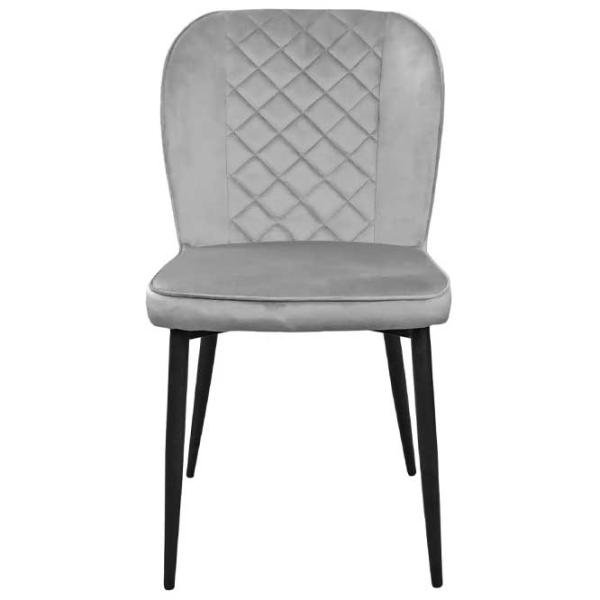 Кухонный стул DecoPrim Tusk Ткань/ Серый Черный photo 2 Кухонный стул DecoPrim Tusk Ткань/ Серый Черный photo 2