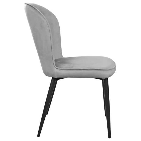 Кухонный стул DecoPrim Tusk Ткань/ Серый Черный photo 4 Кухонный стул DecoPrim Tusk Ткань/ Серый Черный photo 4