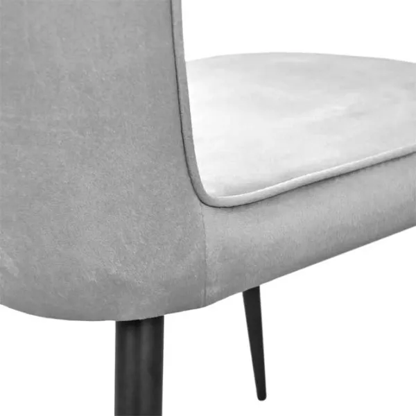 Кухонный стул DecoPrim Tusk Ткань/ Серый Черный photo 5 Кухонный стул DecoPrim Tusk Ткань/ Серый Черный photo 5