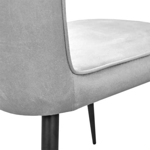 Кухонный стул DecoPrim Tusk Ткань/ Серый Черный photo 5 Кухонный стул DecoPrim Tusk Ткань/ Серый Черный photo 5