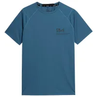 Tricou pentru bărbați 4F 4Fss23tftsm163 12% elastan/ Blue