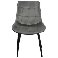 Scaun de bucătărie DecoPrim Hans Stofă/ Dark Gray Black photo 2