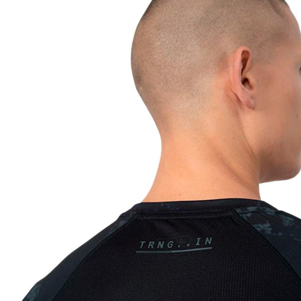 Tricou pentru bărbați 4F 4Fss23tftsm160 12% elastan/ Black photo 4