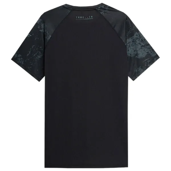 Tricou pentru bărbați 4F 4Fss23tftsm160 12% elastan/ Black photo 2