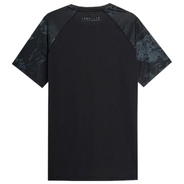 Tricou pentru bărbați 4F 4Fss23tftsm160 12% elastan/ Black photo 2