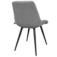 Scaun de bucătărie DecoPrim Vensan Plus Cross Soro Stofă/ Gray photo 4