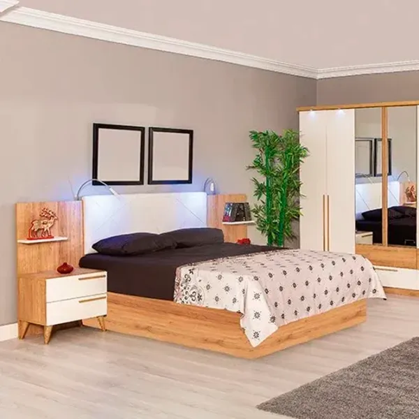 Кровать Moda Life Alize 150 x 200 см/ ЛДСП/ Натуральный photo 3