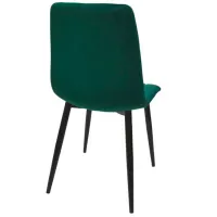 Scaun de bucătărie DecoPrim DC-90P Catifea/ Green Black photo 3