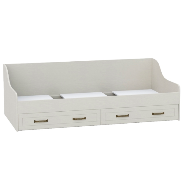 Кровать ML-Mobila Liverpool 90 x 200 см/ ЛДСП/ Слоновая кость photo 1 Кровать ML-Mobila Liverpool 90 x 200 см/ ЛДСП/ Слоновая кость photo 1