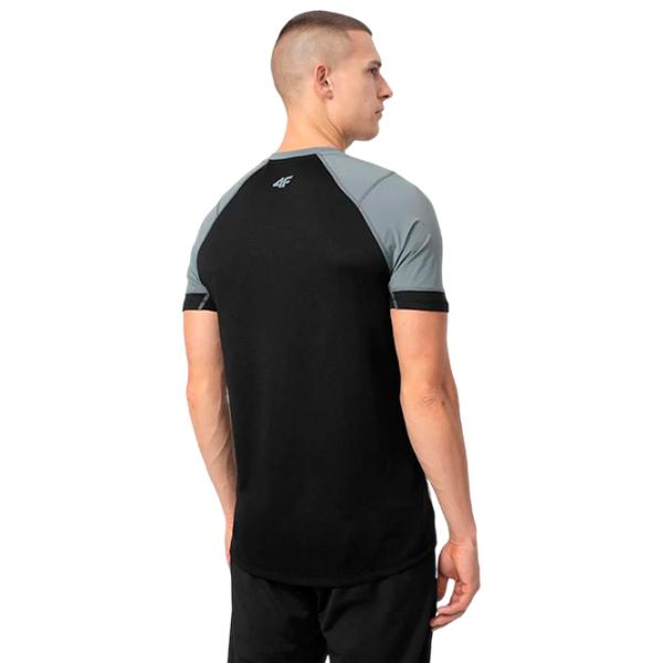 Tricou pentru bărbați 4F 4Fss23tftsm159 88% Poliamidă/ Gray photo 2