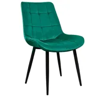 Scaun de bucătărie DecoPrim Hans Stofă/ Green Black