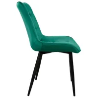 Scaun de bucătărie DecoPrim Hans Stofă/ Green Black photo 3