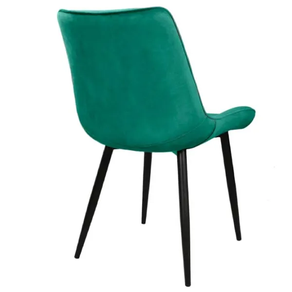 Scaun de bucătărie DecoPrim Hans Stofă/ Green Black photo 4 Scaun de bucătărie DecoPrim Hans Stofă/ Green Black photo 4