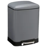 Coș de gunoi 5Five Ariane 6 l/ Metal/ Grey