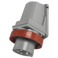 Fișă fixă Scame 245.3297 346 - 415 V/ Type DIN/ Gray
