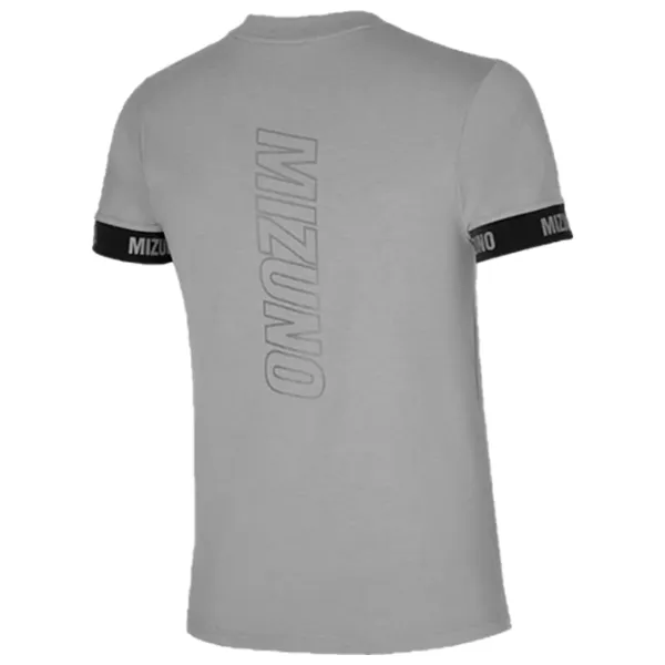Tricou pentru bărbați Mizuno k2ga2501 100% poliester/ Gray photo 2