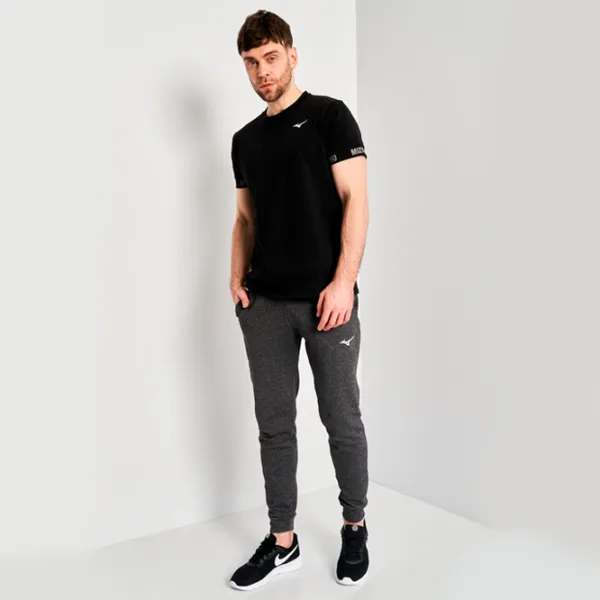 Tricou pentru bărbați Mizuno k2ga2501 100% poliester/ Black photo 4