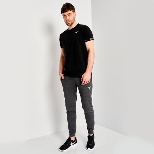 Tricou pentru bărbați Mizuno k2ga2501 100% poliester/ Black photo 4