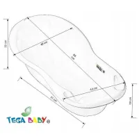 Детская ванночка Tega Baby ODPŁYW-102 Для мальчиков/ 0 - 36 месяцы/ Желтый photo 2