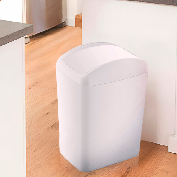 Coș de gunoi Turan Smartware TRN-190 40 l/ Plastic/ White photo 3