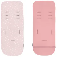 Матрасик для коляски KikkaBoo 31106010109 Хлопок, Полиэстер/ Линейный/ Pink