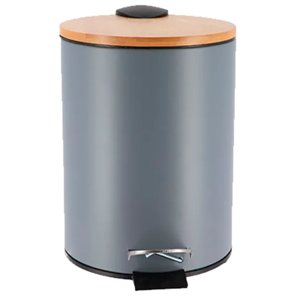 Coș de gunoi Tendance 47239 2.5 l/ Metal/ Grey photo 1 Coș de gunoi Tendance 47239 2.5 l/ Metal/ Grey photo 1