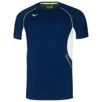 Футболка для мужчин Mizuno u2ea7002 100% полиэстер/ Тёмно-синий
