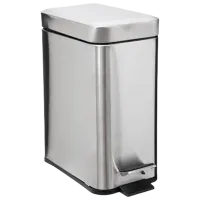 Coș de gunoi 5Five Poubelle 5 l/ Metal/ Silver