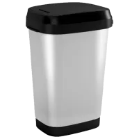 Coș de gunoi Kis 49287 30 l/ Plastic/ Silver