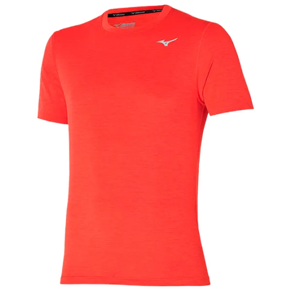 Tricou pentru bărbați Mizuno j2ga7519 100% poliester/ Coral photo 1
