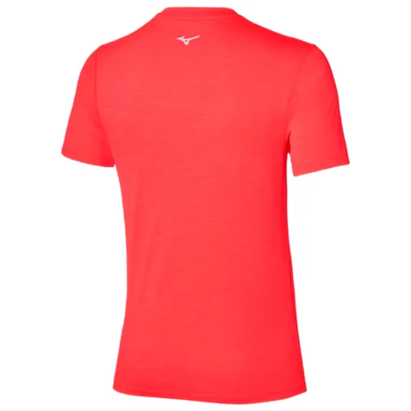 Tricou pentru bărbați Mizuno j2ga7519 100% poliester/ Coral photo 2