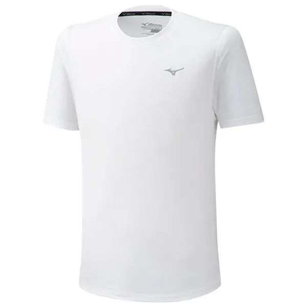Tricou pentru bărbați Mizuno j2ga7519 100% poliester/ White photo 1