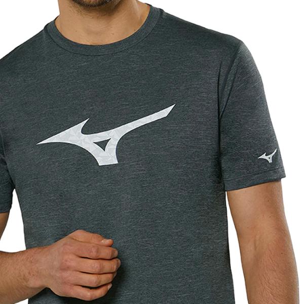 Футболка для мужчин Mizuno j2ga2056 100% полиэстер/ Серый photo 2